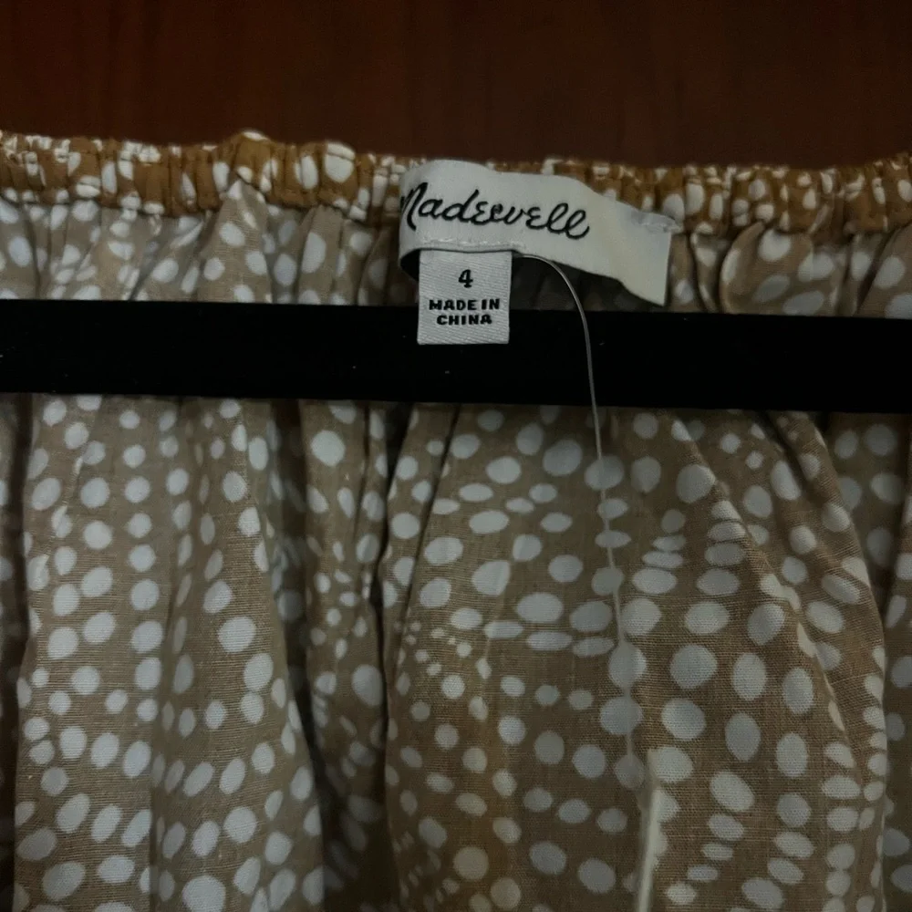 Madewell Brown Long Sleeve Dress - Picture 2 of 4